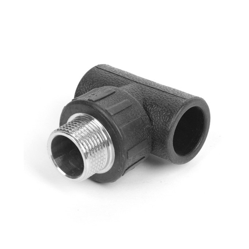 HDPE TEE chủ đề bên ngoài cho kết nối đường ống