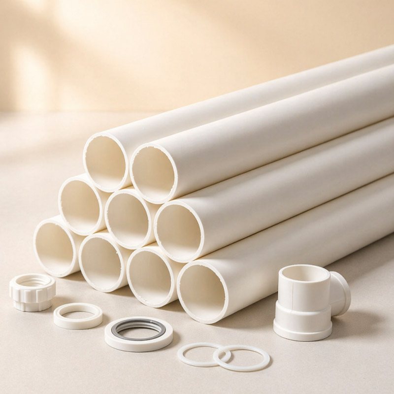 Ống áp lực cấp nước PVC-U màu trắng